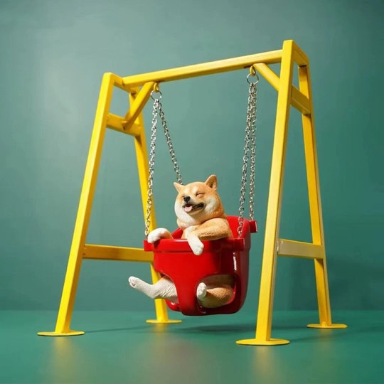1/6 Shiba Inu Dog Model Swinging Cute & Pet Peripheral Pendant Small Decorations As Gifts