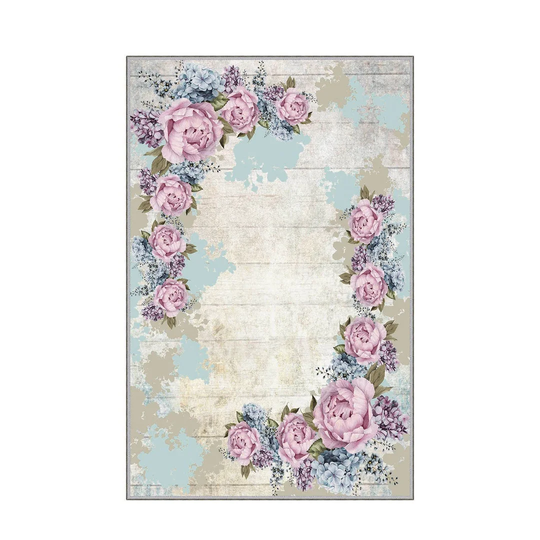 Kizzie Flatweave Pink/Blue/Beige Rug