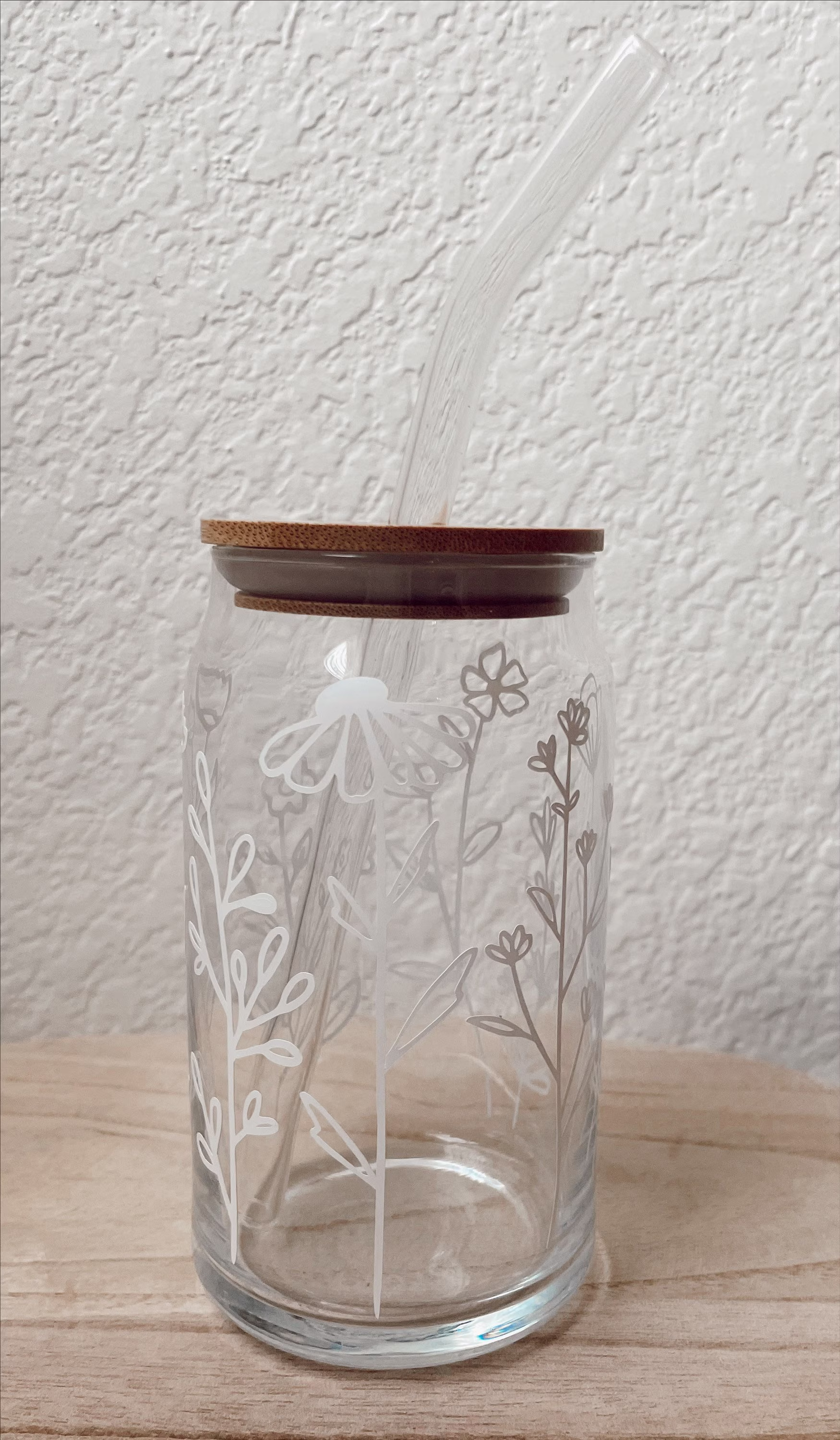 Wildflower Cup. Soda Can Glass Coffee Gifts For Friends. Home Gifts