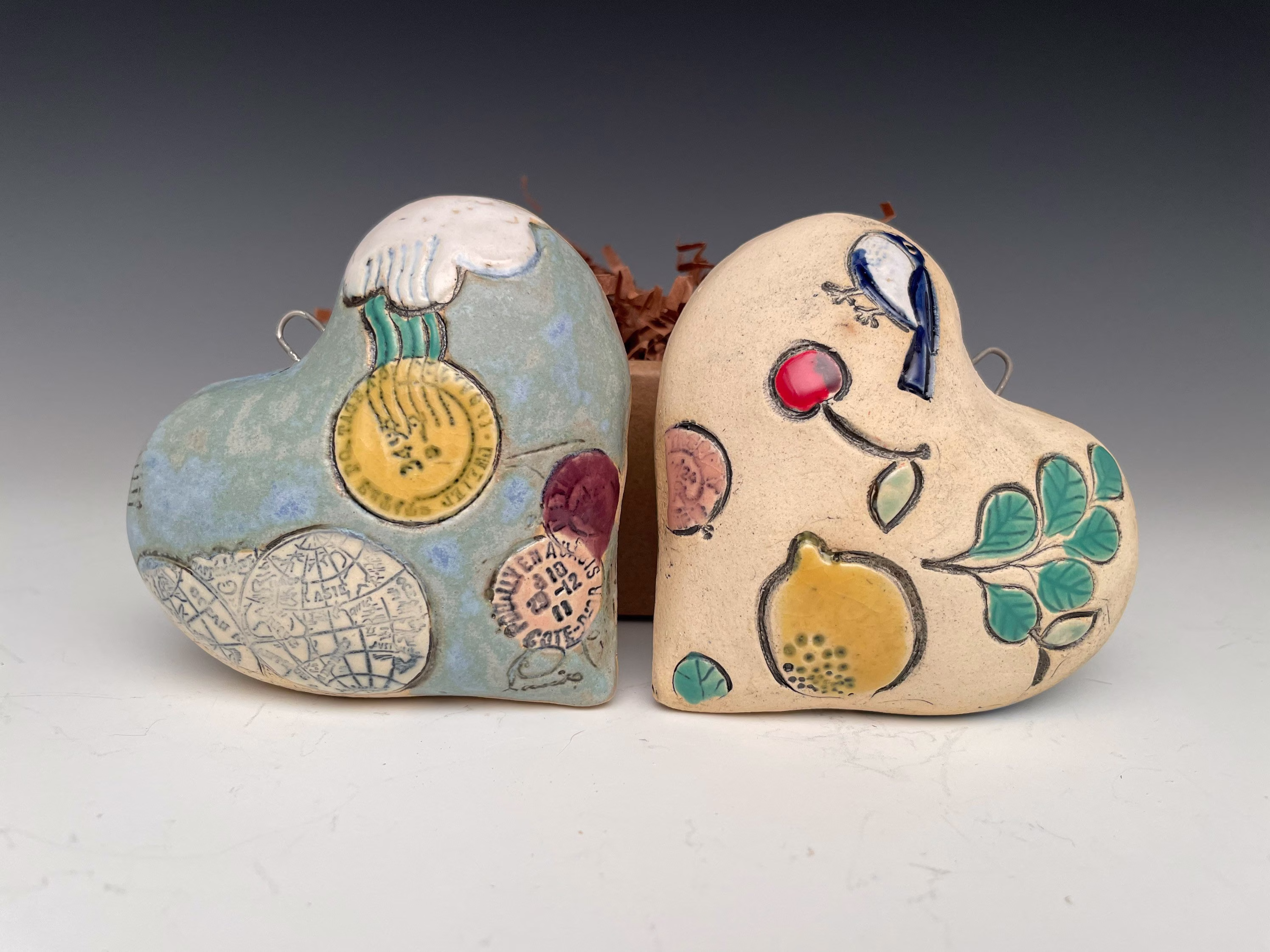 Corazon Small Heart Rattle Pick One