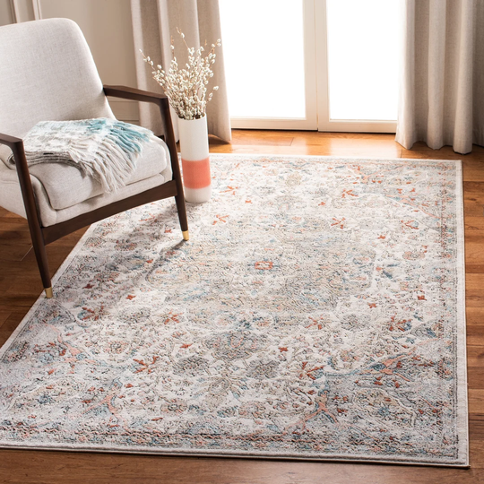 Szabo Looped/Hooked Ivory Rug