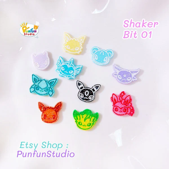 Shaker Bit 01 Mold/Pokemold 12 in 1 Bits Mold Silicone