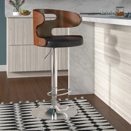 Ahwahnee Height Adjustable Swivel Bar Stool