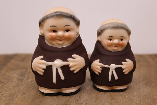 Vintage Goebel Friar Tuck Monk Salt & Pepper Shakers