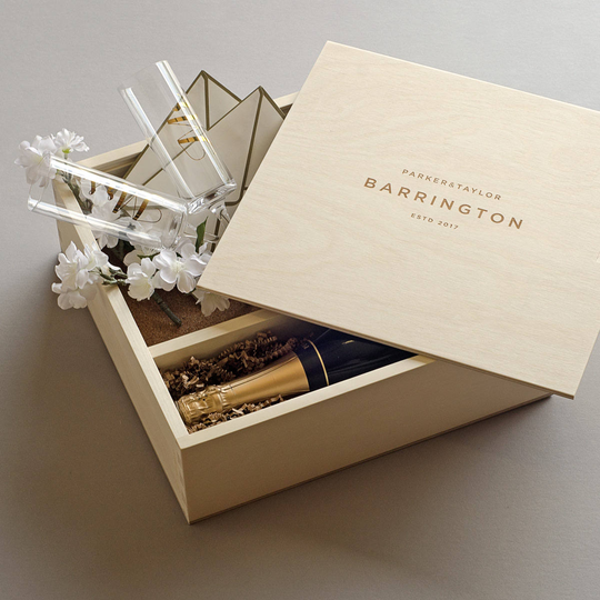 Keepsake Ceremony Wine Box - The Director // Wedding Personalized Gift For The Couple