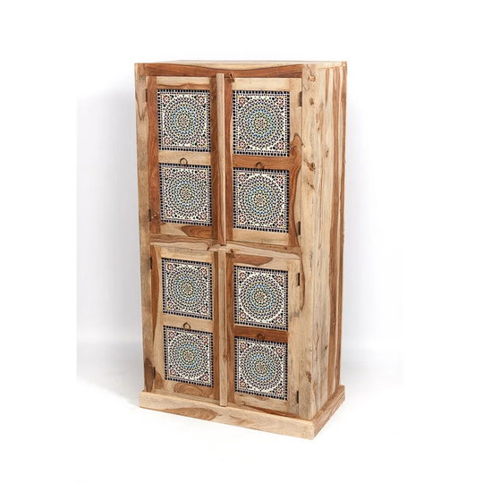 Abigayle 76Cm Wide Sheesham Wood Highboard