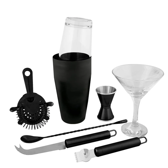 Martini 7 Piece Cocktail Shaker Set