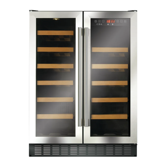 40 Bottle Dual Zone Freestanding Wine Refrigerator
