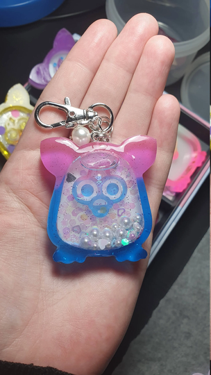 Furby Shaker Charms. Birthday Cake, Watermelon, Cotton Candy & Midnight
