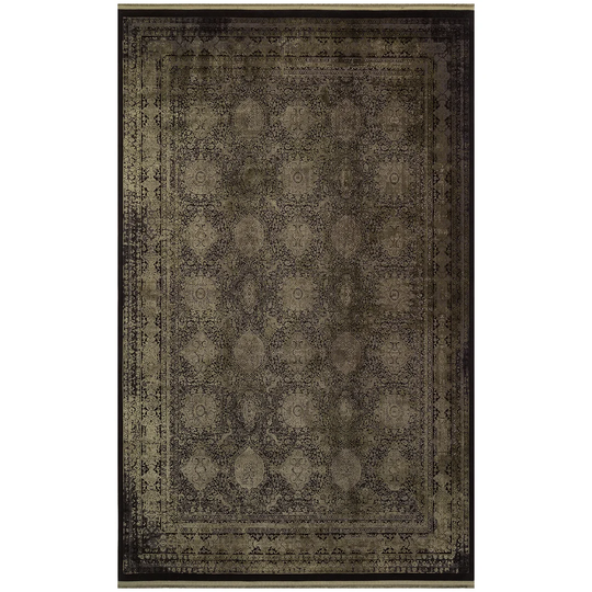 Dierks Dark Brown/Beige Rug