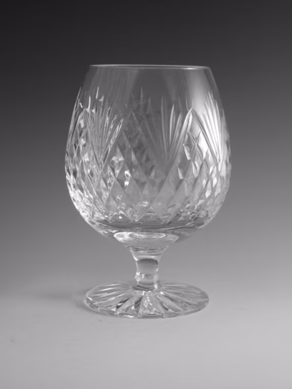 Royal Brierley Crystal - York Cut Brandy Glass/Glasses 4 3/4
