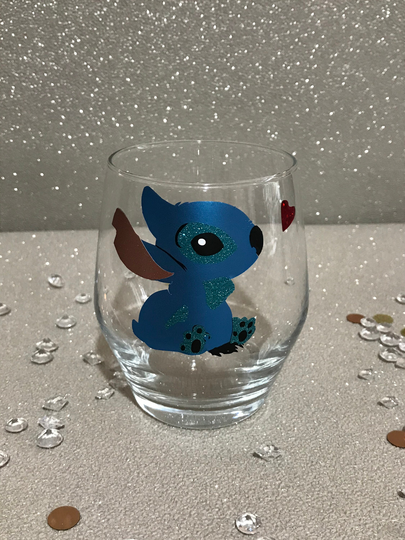 Personalised Whisky Glass, Stitch Mixer Birthday Secret Santa 21St Gift, 30Th Glass