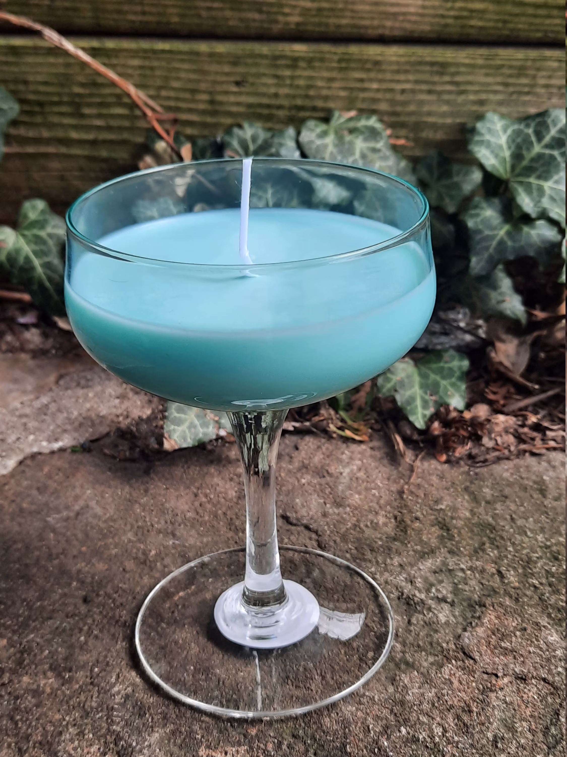 Wine Glass Candle