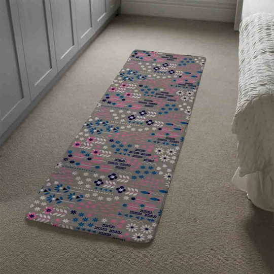 Latimore Shaggy Grey/Pink Rug