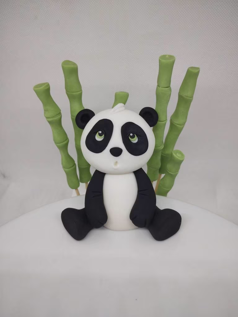 Panda Fondant Cake Topper