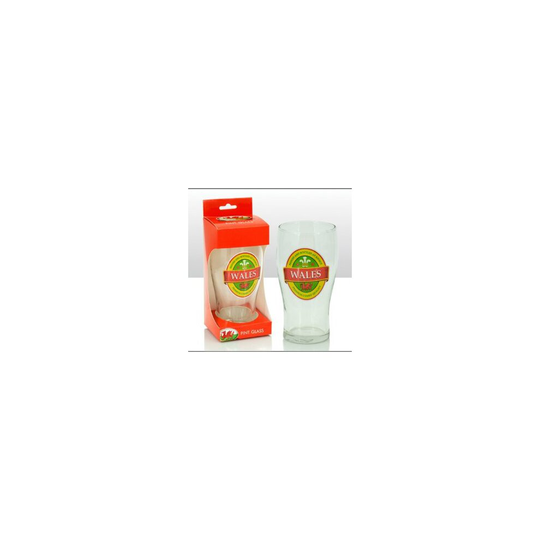 Wales Pint Glass For Beer Gift