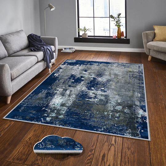 Nisswa Flatweave Blue/Grey Rug