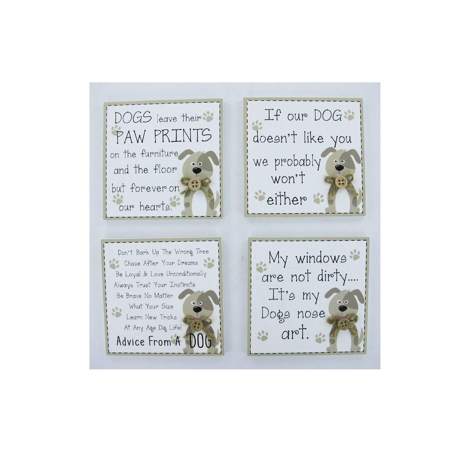 Dog Fridge Magnet Cute Novelty Quotes Ideal Mother's Or Fathers Day Secret Santa Lover Choice Of 4 Magnets To Choose From