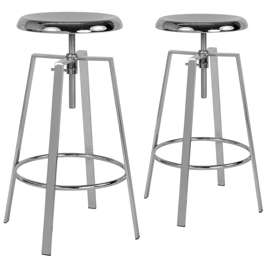Lukachukai Swivel Adjustable Height Bar Stool