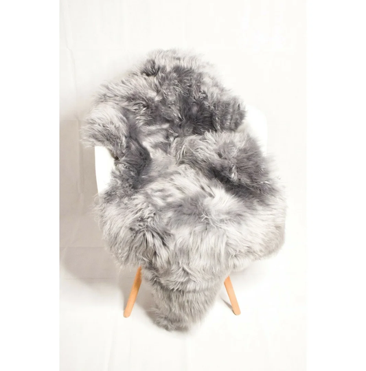 McManus Sheepskin Silver Rug