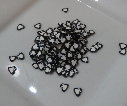 Happy Feet - Polymer Clay Slices, Fimo Sprinkles 1/2 Tsp