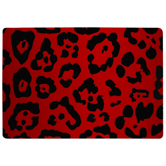 Nadler Shaggy Red/Black Area Rug