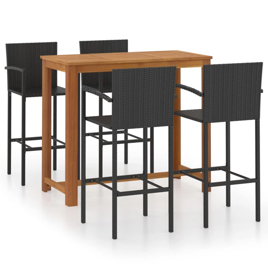 Ayios Rectangular 4 - Person 120Cm Long Bistro Set