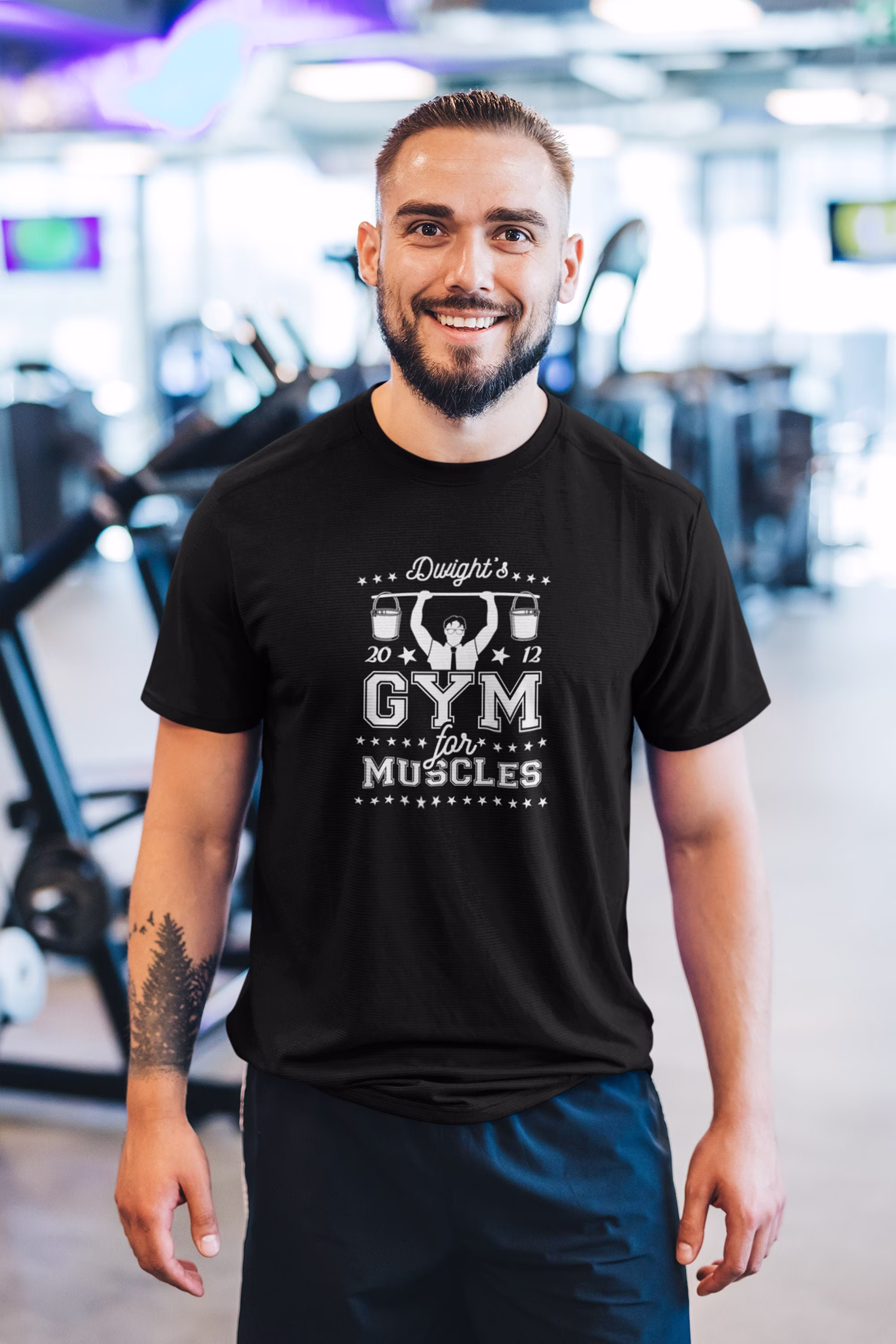 Dwight's Fitness Tshirt Gym For Muscles Funny Schrute Training Shirt