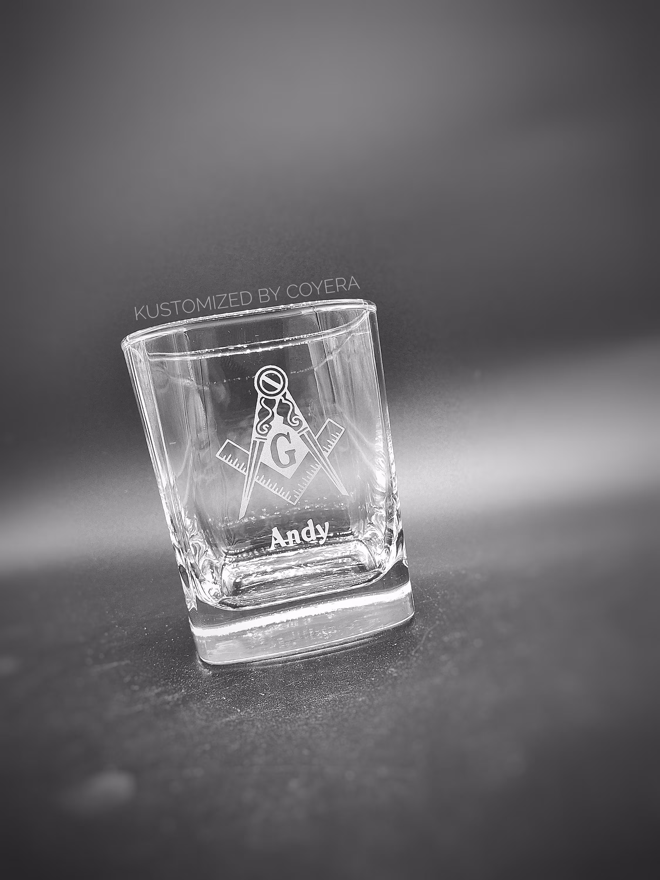 Masonic Whiskey Gift Free Mason Gift 11.5 Oz Scotch Glasses Engraved Cups Theme Gifts Army Navy Marines