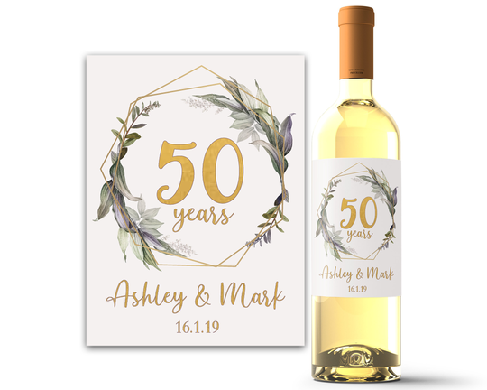 50Th Anniversary Gifts For Parents - Wedding Golden