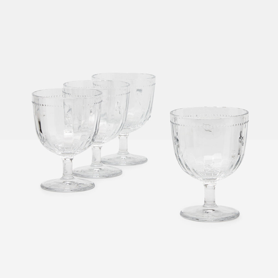 Joules Bee Gin Glasses, Set of 4