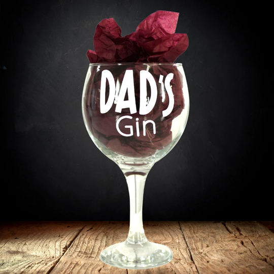 Dad's Gin Glass