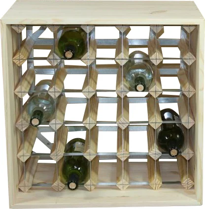 Solid Wood Wine Bottle Rack