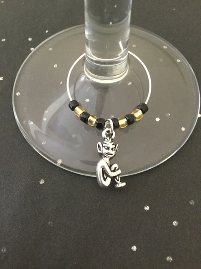 Cornish Pixie Wine Glass Charm/Charms Table Decor Gift Lover