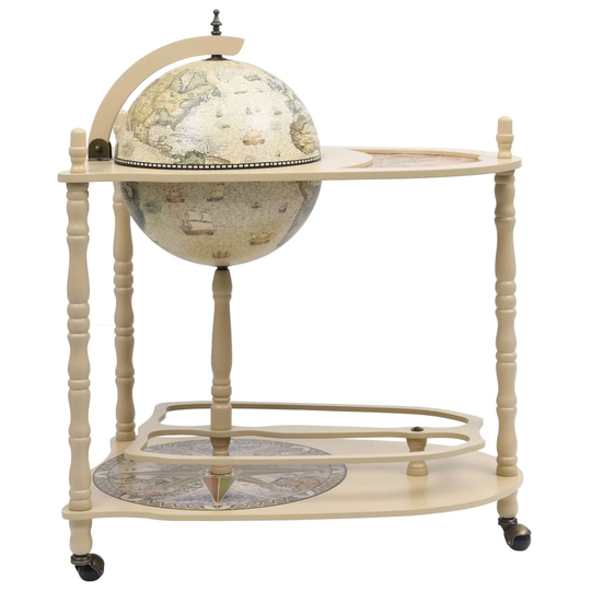 Zainab Globe Bar with Wine Storage