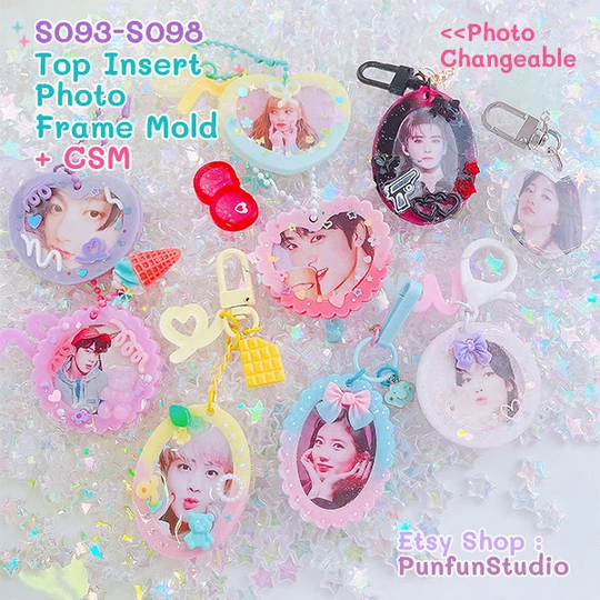 S093-S098 Set Mold/Top Insert Photo Frame + Csm Silicone