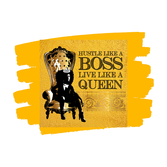 Fridge Magnet | Black Queen Hustle Like A Boss Goal Getter