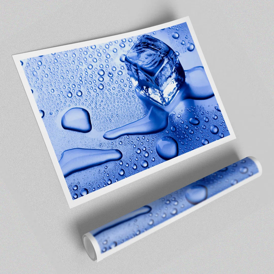 'Ice Cube' - Unframed Graphic Art Print on Paper