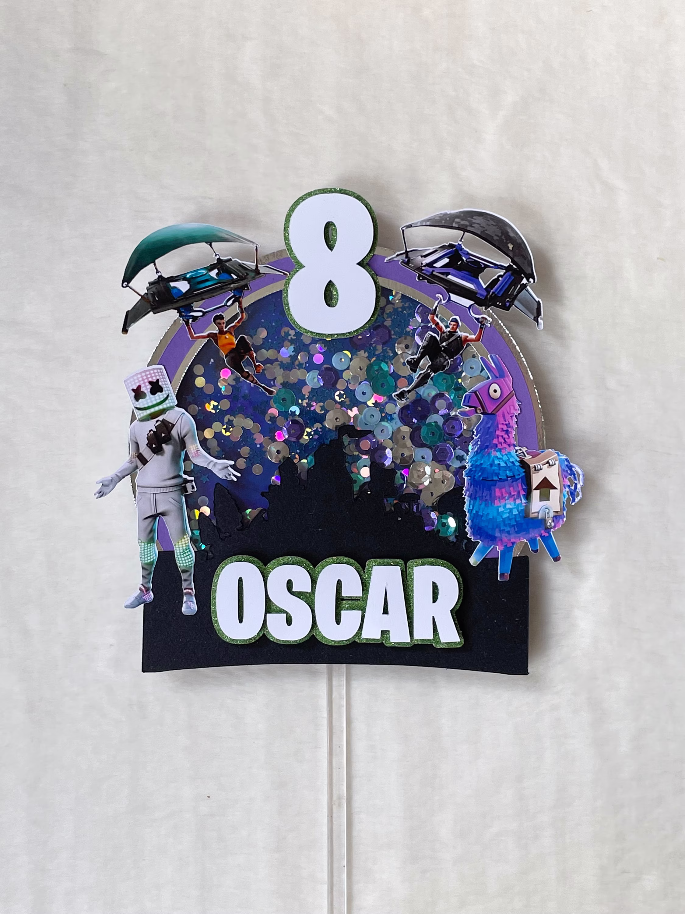 Fortnight Cake Topper, Fortnight Party