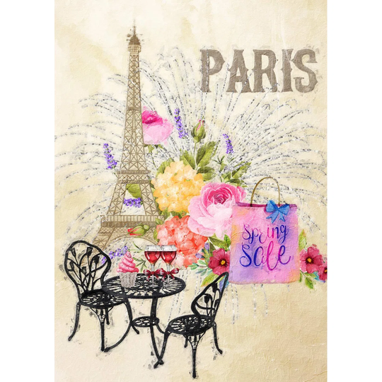 Paris Wine Glasses Fashion Collection - Art Prints