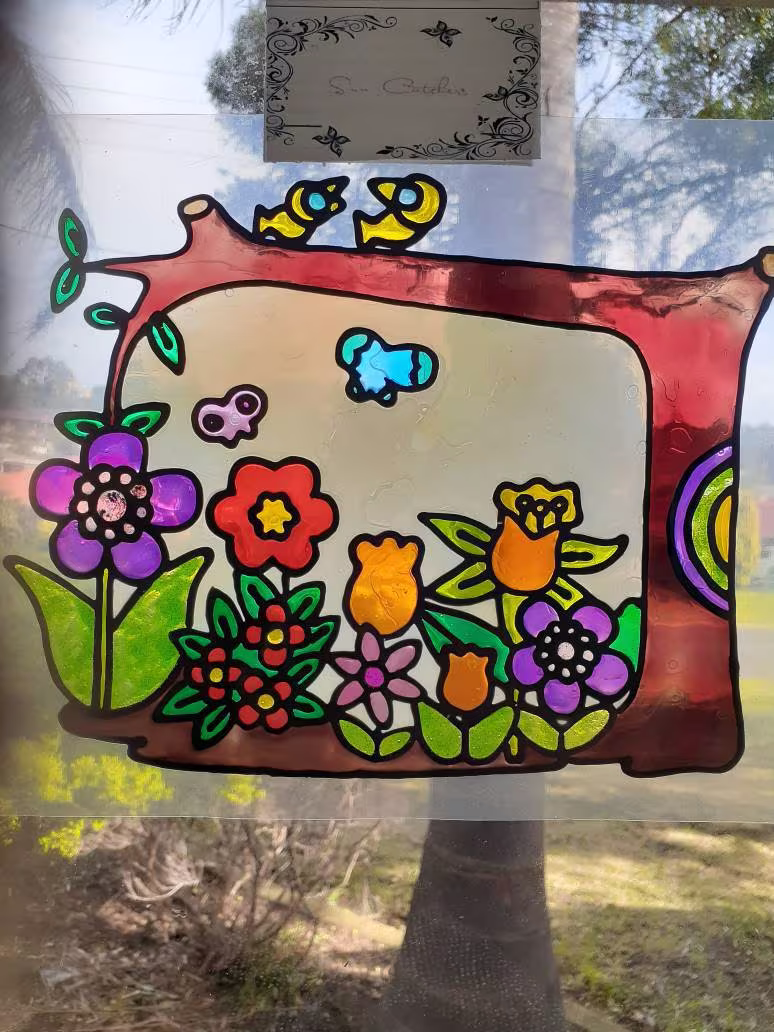 Secret Garden Window Cling