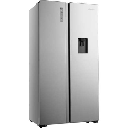 Fridgemaster MS91520DFF American Fridge Freezer - Silver