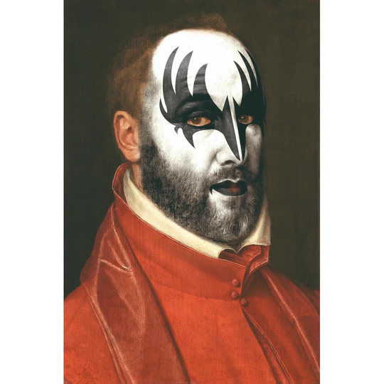 Kiss 1 - Art Print on Canvas