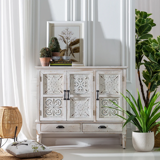 Lopes 115Cm Wide 2 Drawer Sideboard