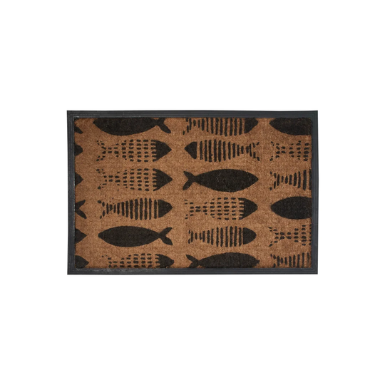DOORMAT FISH DECOR IN COIR - 60X90
