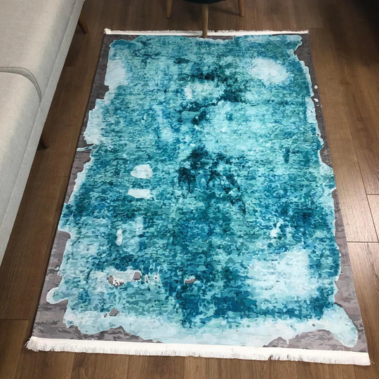 Sarno Flatweave Cotton Blue Rug