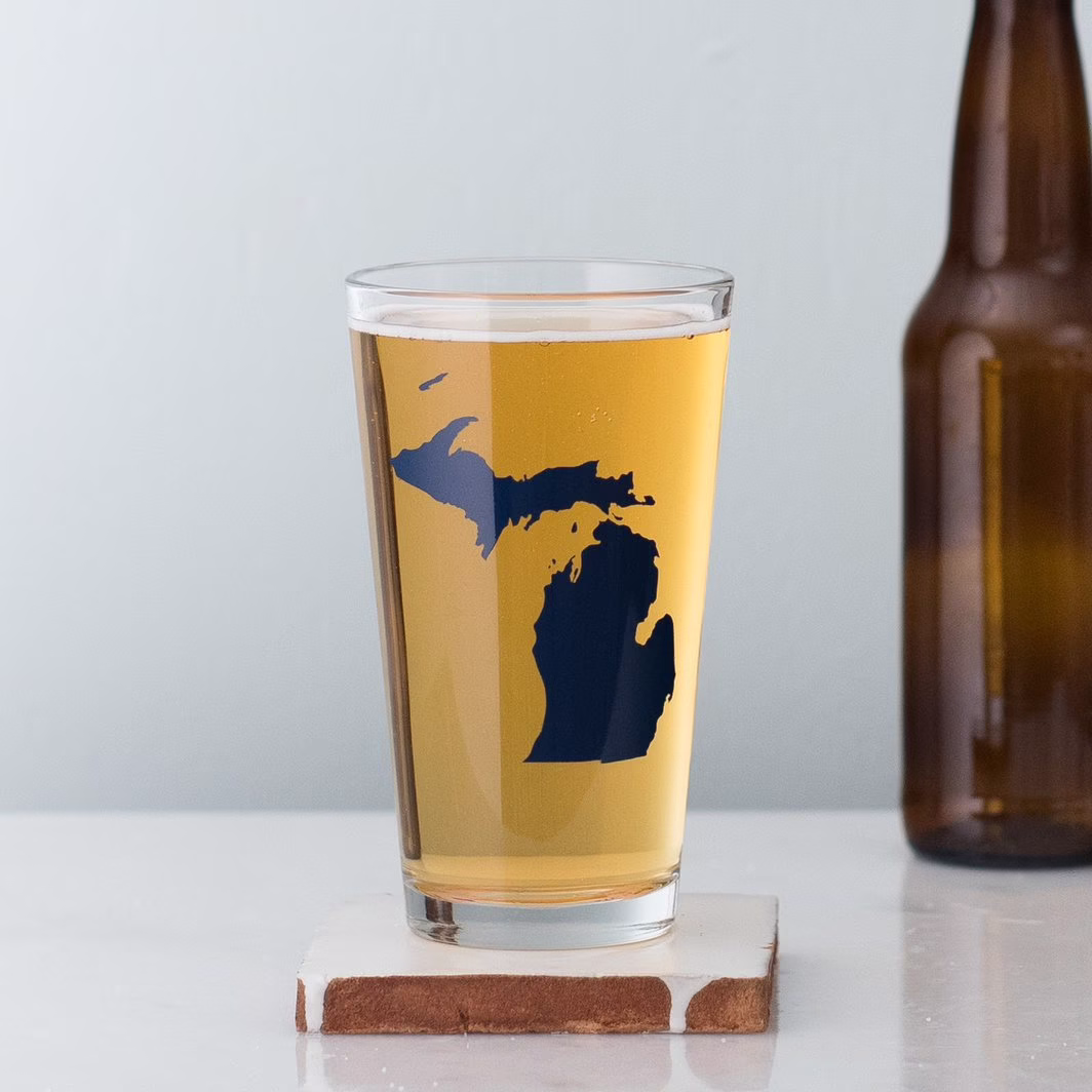 Michigan Pint Glass - Set Of 2