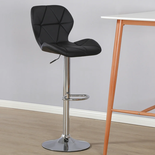 Baudin Height Adjustable Swivel Bar Stool