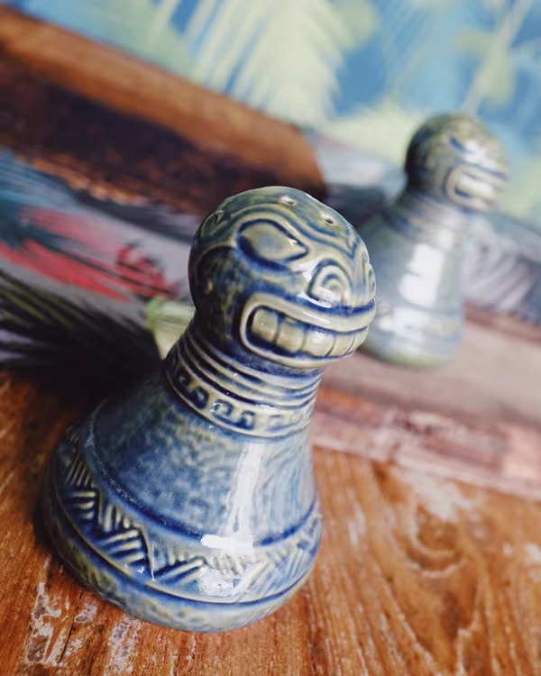 Poi Oh Tiki Salt & Pepper Shakers
