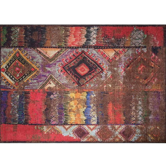 Angelique Handwoven Red/Orange/Brown Rug